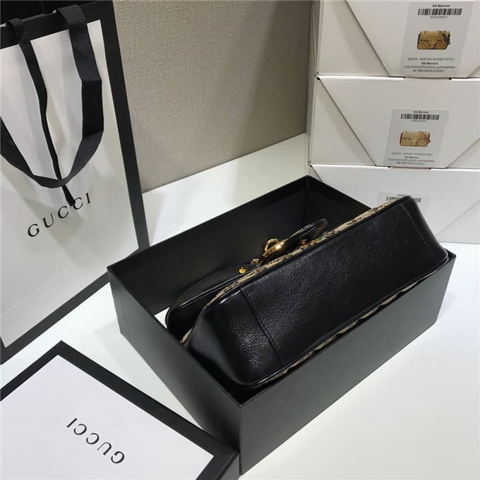 TÚI Gucci GG marmont small shoulder bag black Top Quality