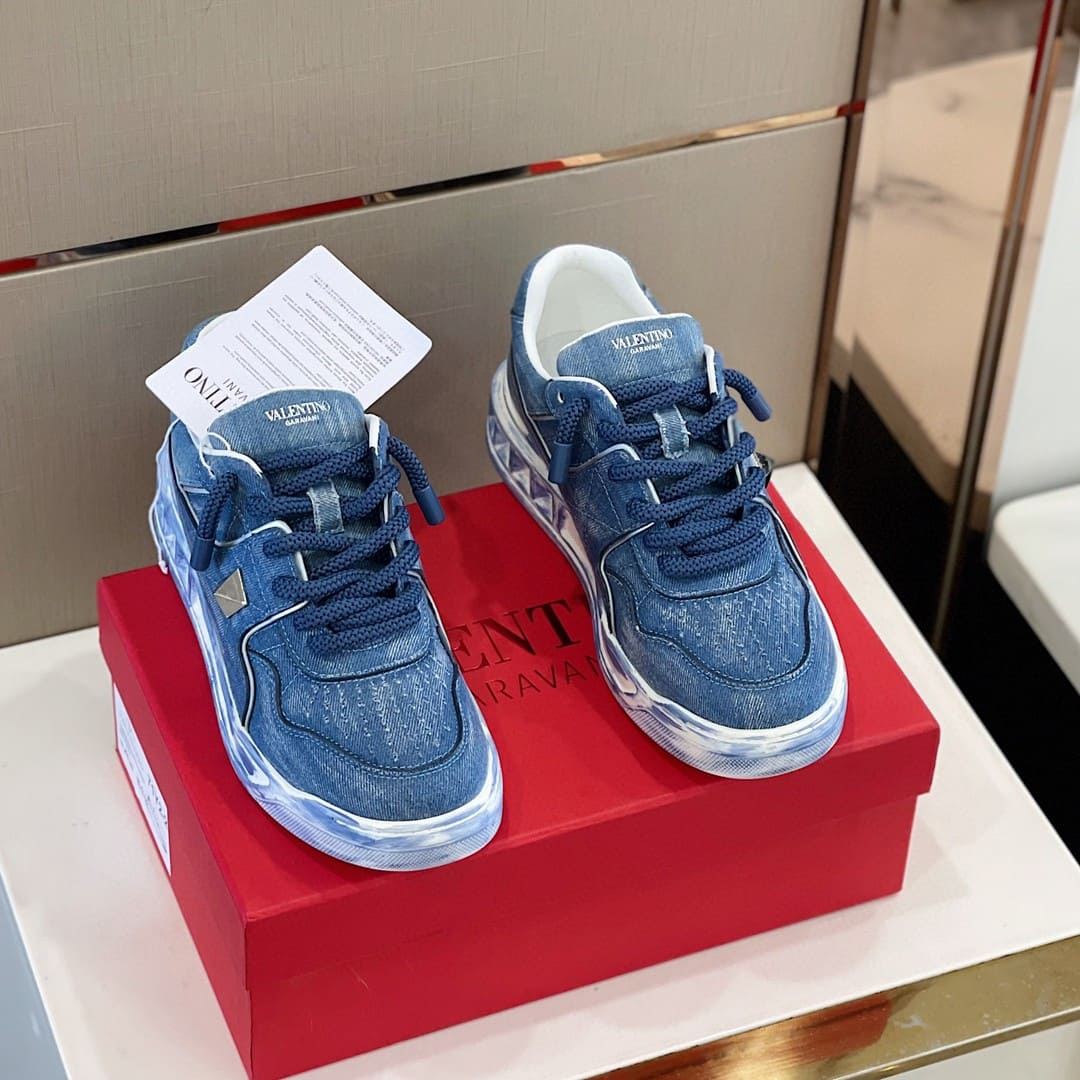 GIÀY VALENTINO GARAVANI DENIM SNEAKERS SHOES AAA