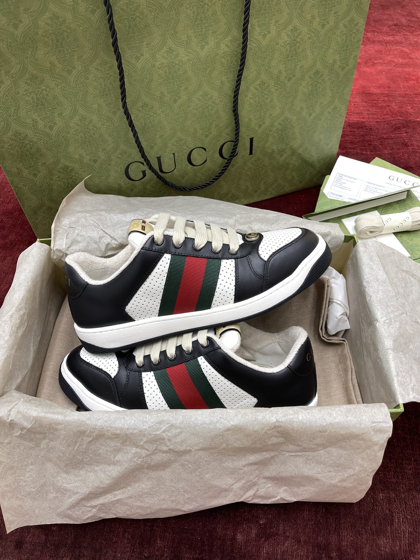 GIÀY GUCCI SCREENER SNEAKER SHOES AAA