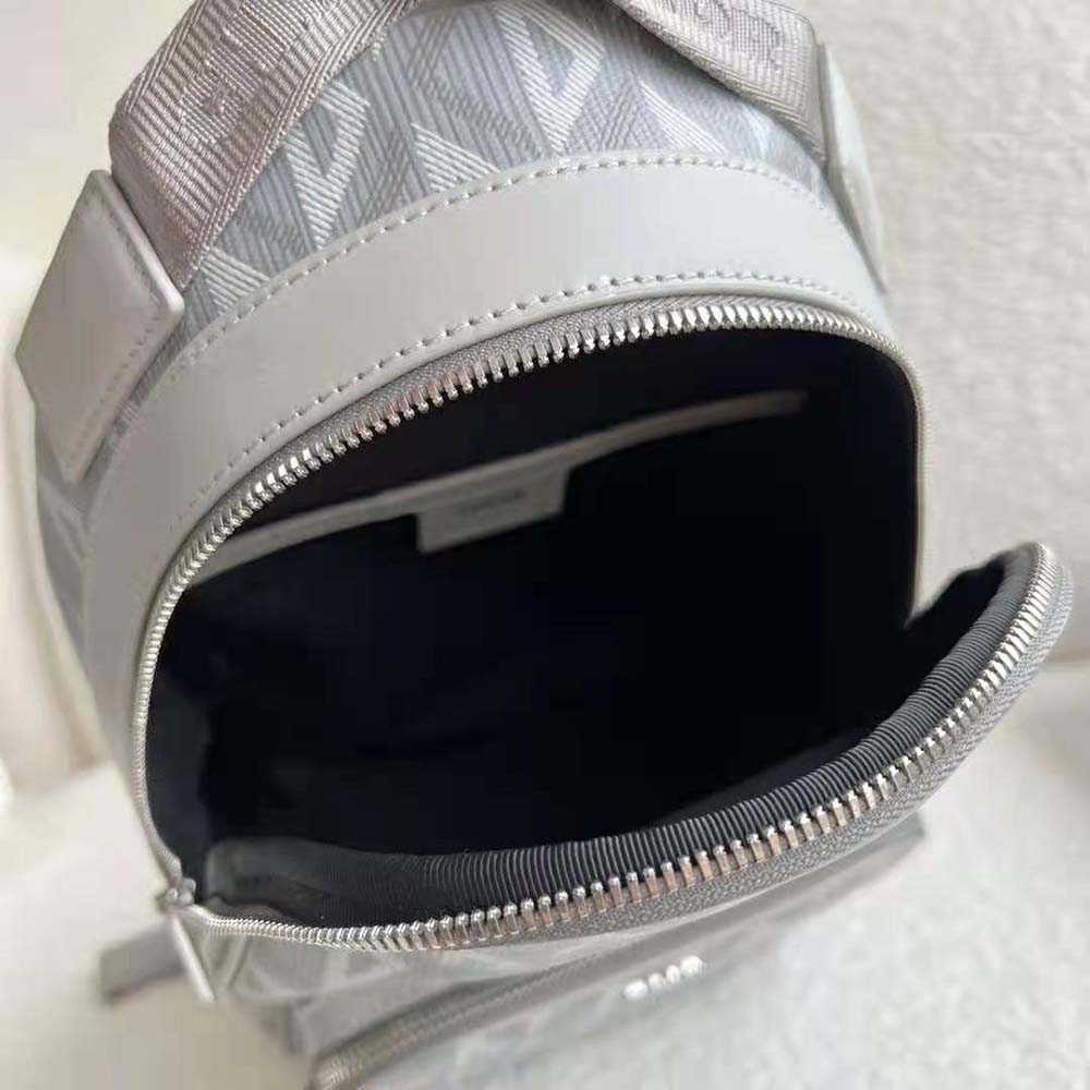 TÚI DIOR Mini Rider Backpack Dior Gray CD Diamond Canvas