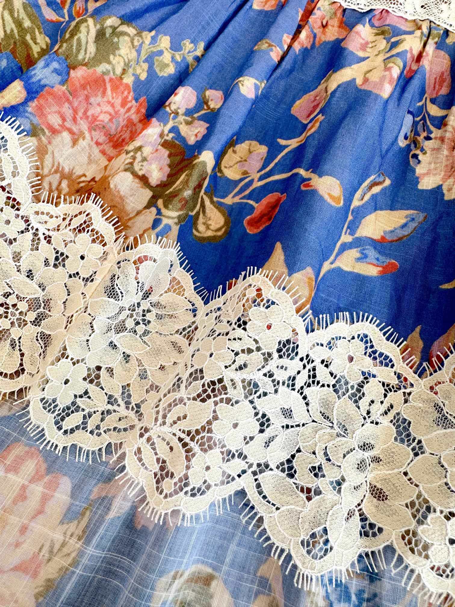 CHÂN VÁY ZIMMERMANN Flower Vintage Dress High Classy