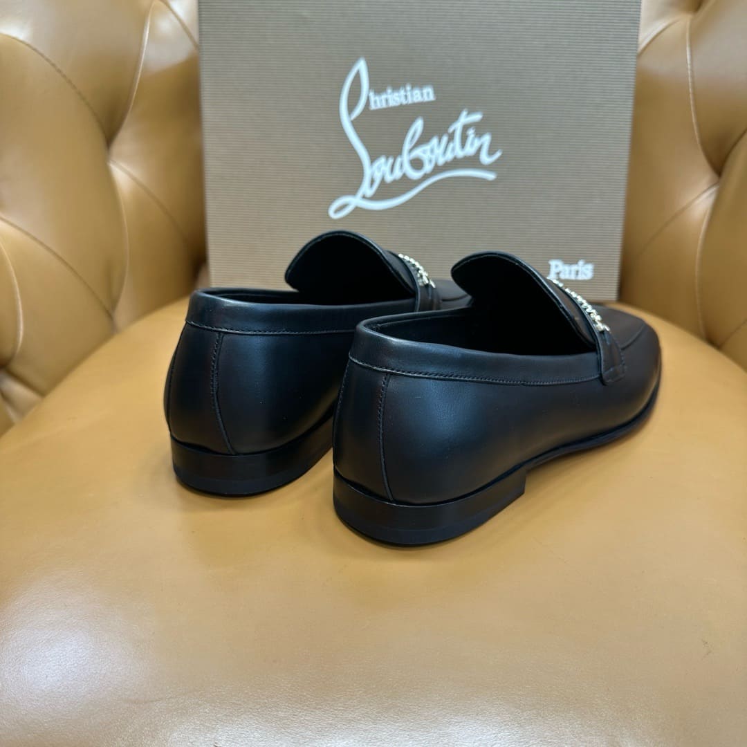 GIÀY CHRISTIAN LOUBOUTIN LOAFER HIGH TOP QUALITY SHOES AAA