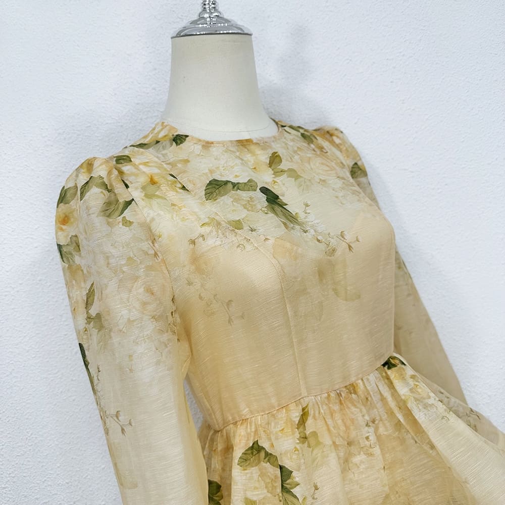 VÁY ZIMMERMANN Flower Vintage Dress High Classy