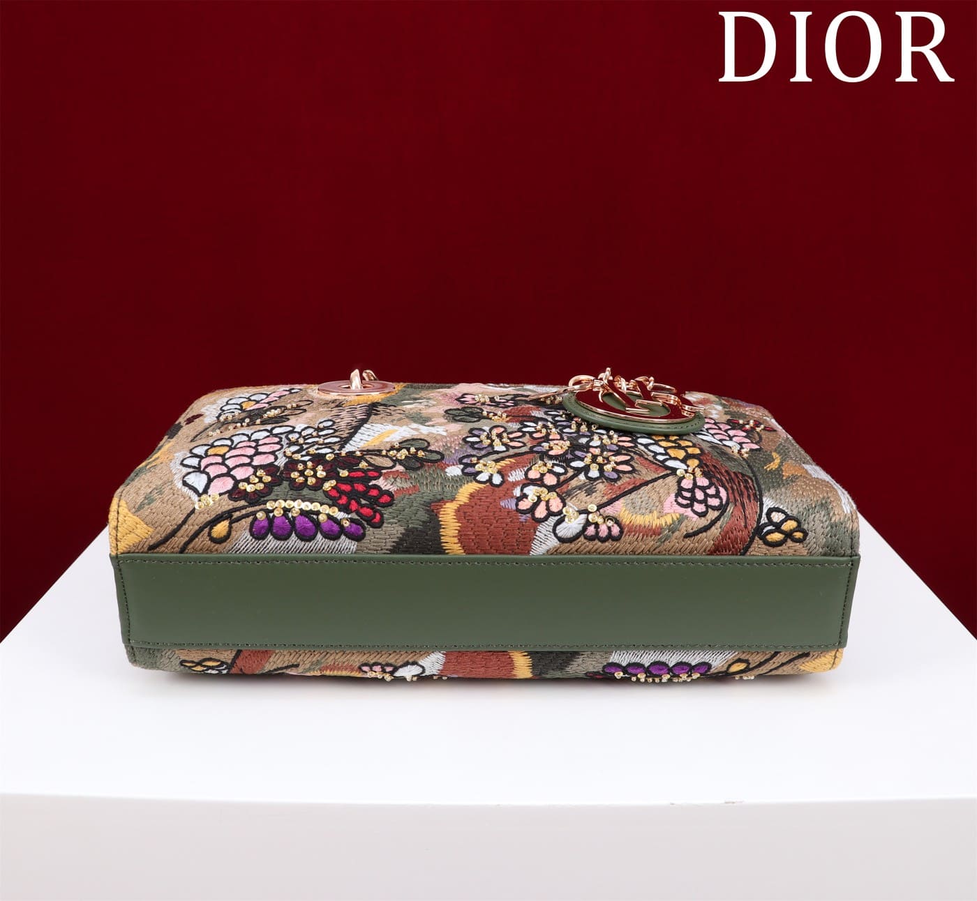 TÚI CHRISTIAN DIOR Lady-Joy embroidery flower colorful