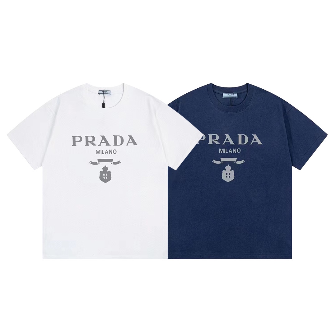 ÁO PRADA  Logo T-Shirt