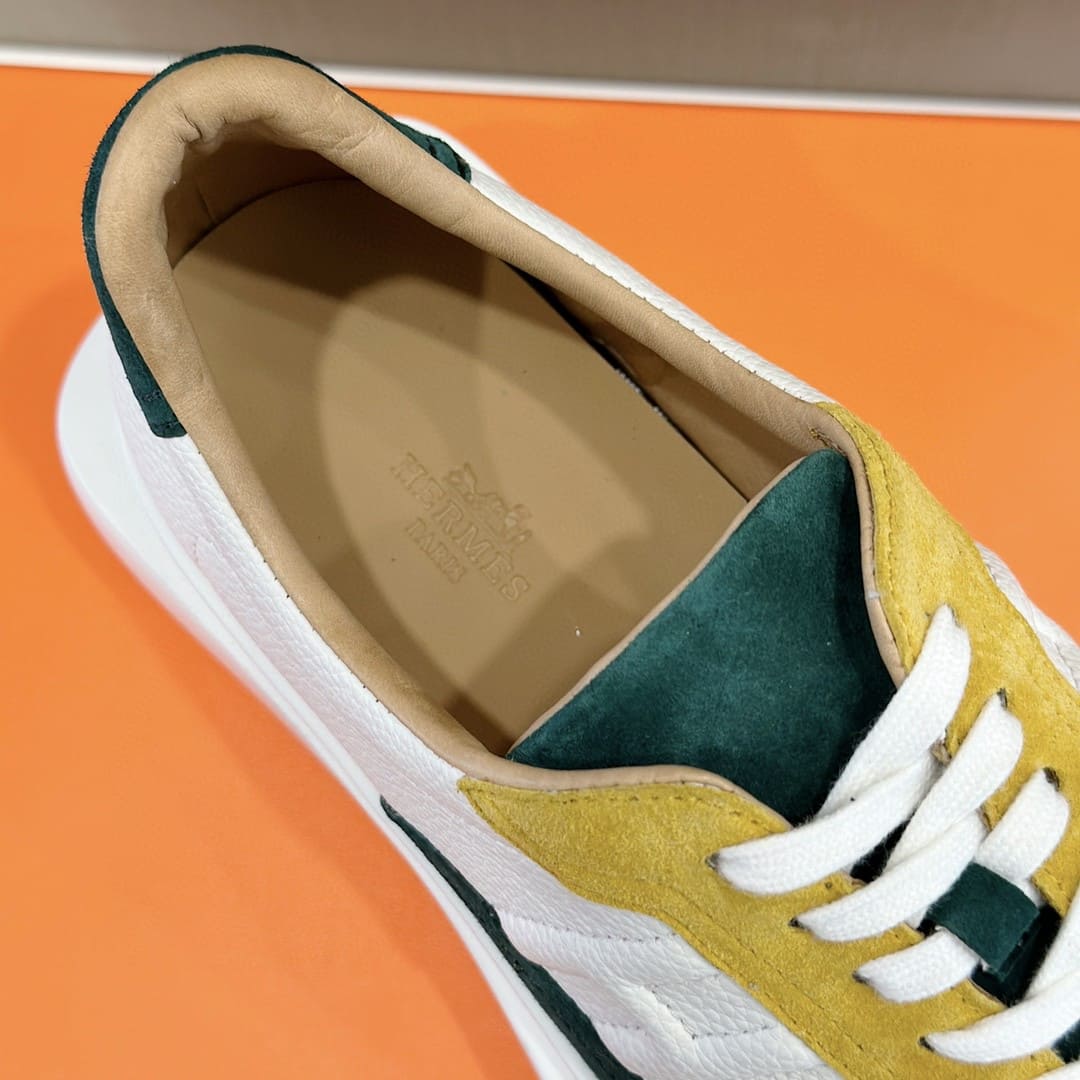 GIÀY HERMES SNEAKER LOW SPORTS SUEDE MULTI COLOR