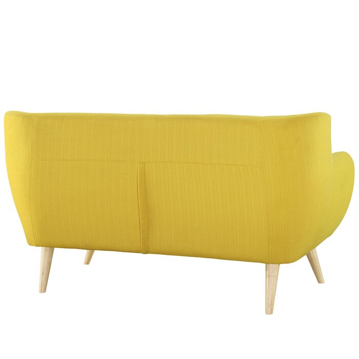 SOFA NỈ CHÂN GỖ BOAT SHAPE