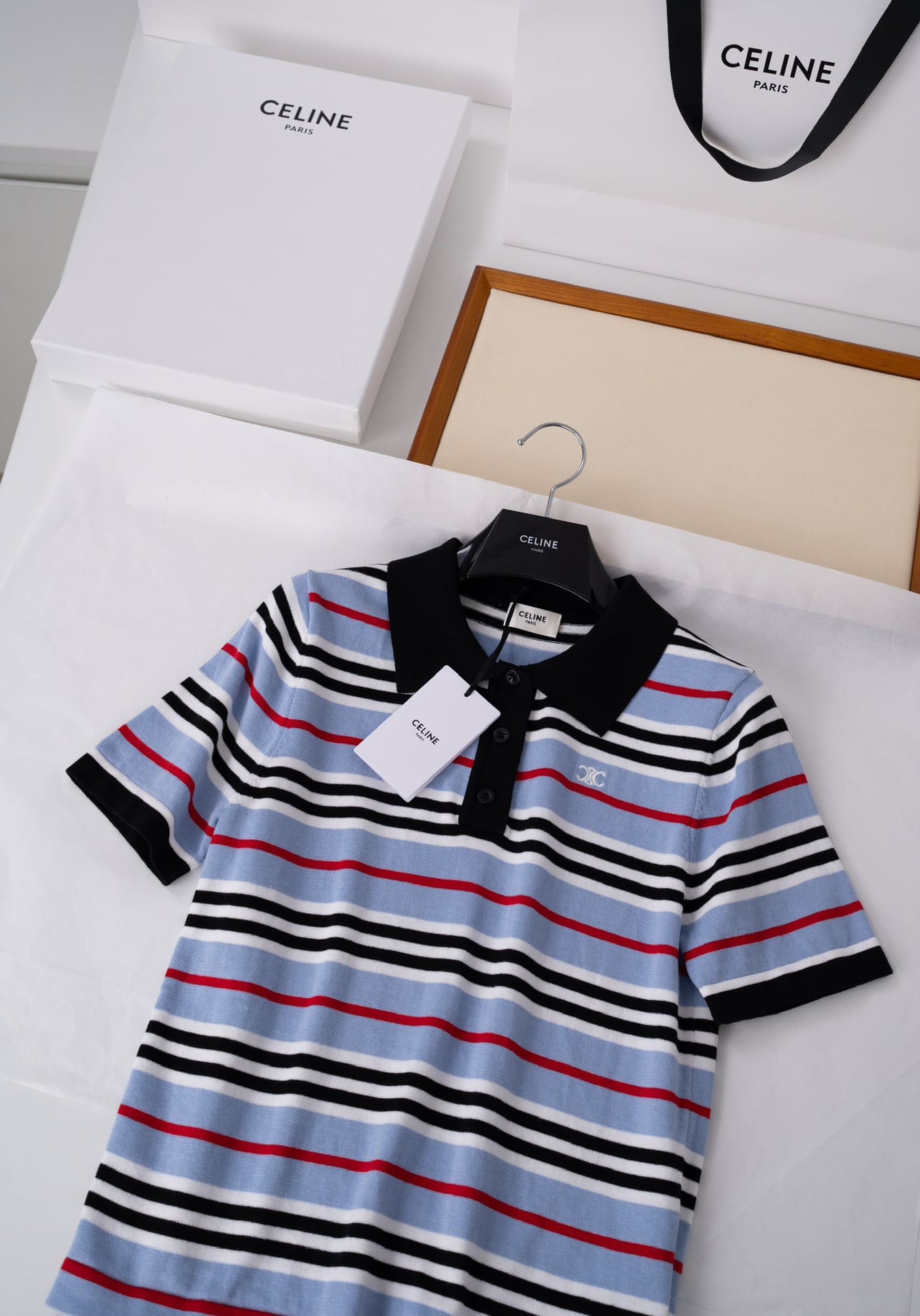 ÁO MIU MIU POLO - SHIRT DỆT KIM