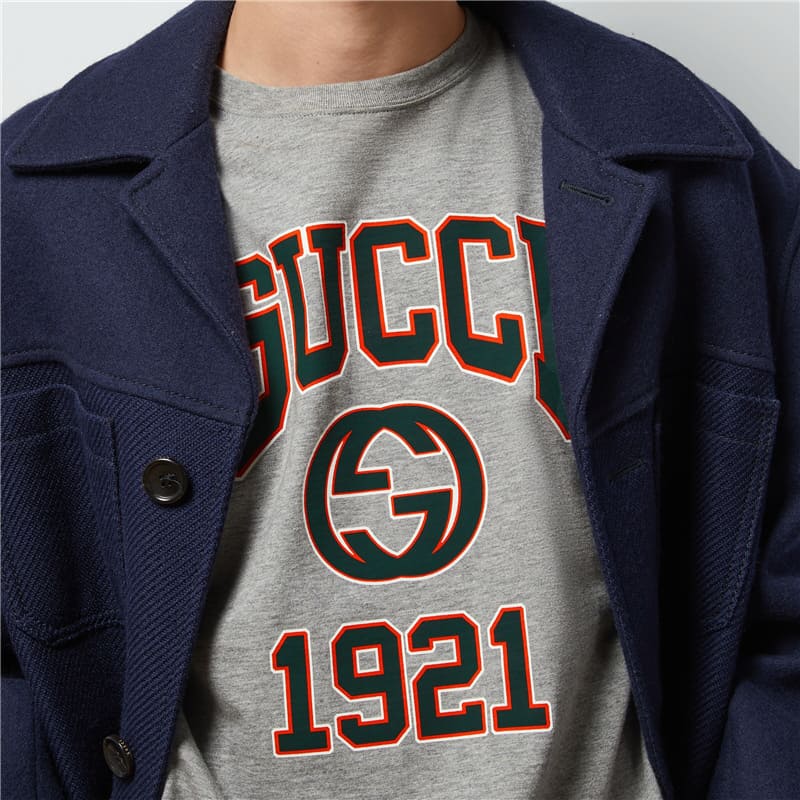 ÁO GUCCI GG T SHIRT MÀU XÁM UNISEX
