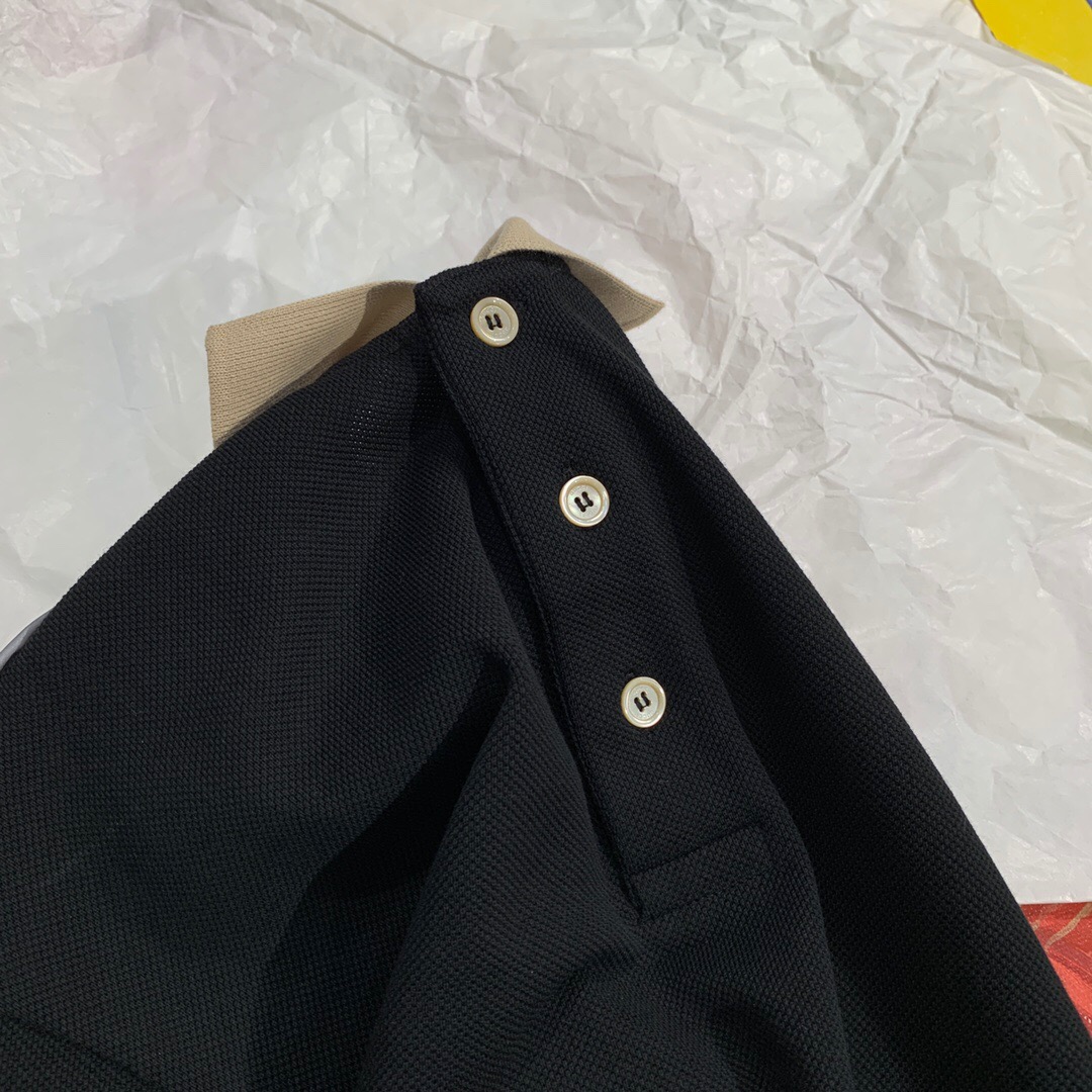 ÁO GUCCI GG POLO SHIRT MÀU ĐEN UNISEX