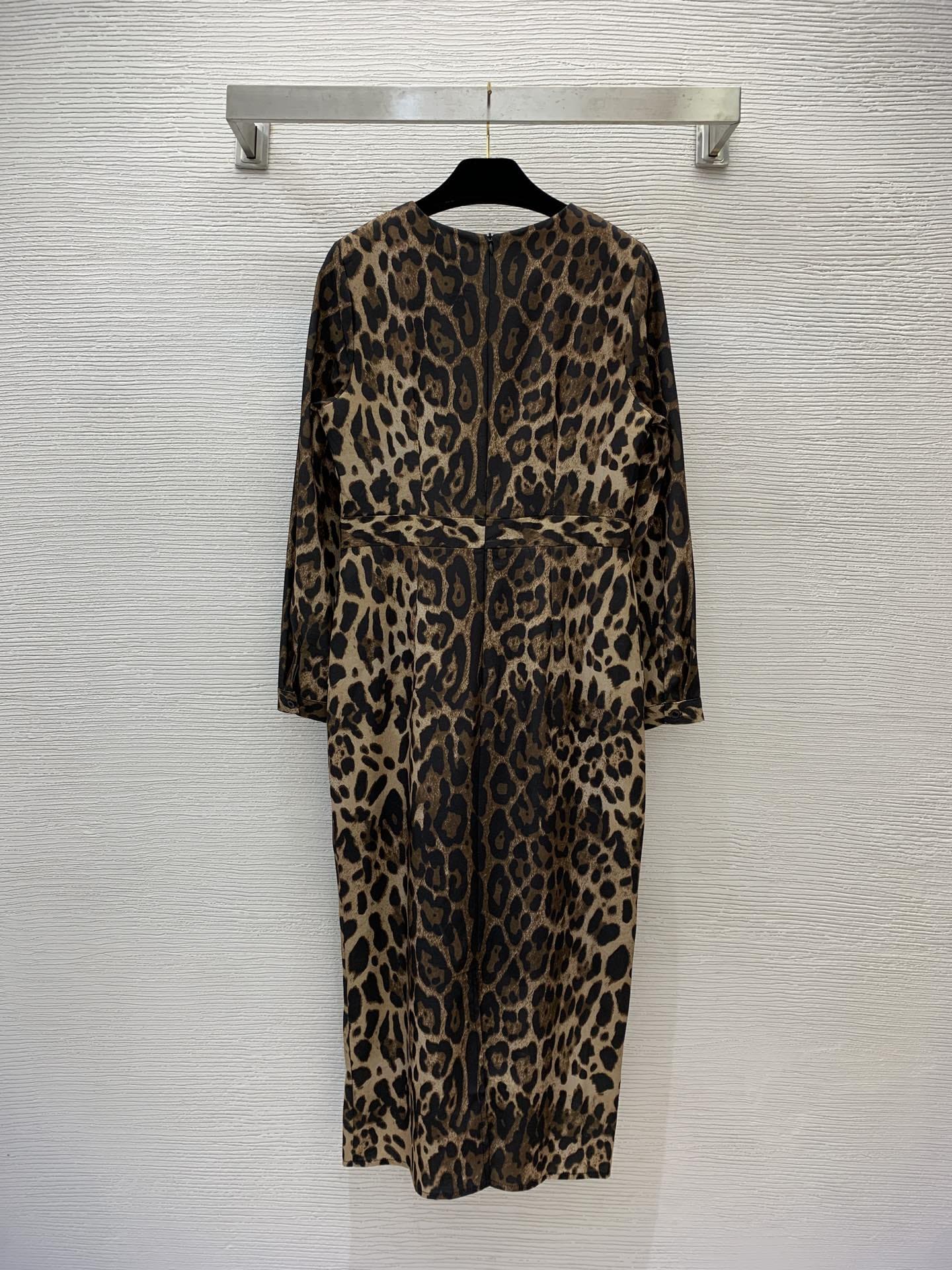 VÁY DOLCE & GABBANA Leopard Print Party Long Dress High Classy