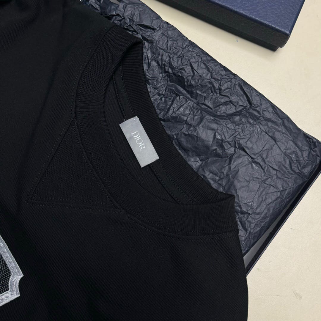 ÁO DIOR DIOR COUTRE LOGO T SHIRT BLACK