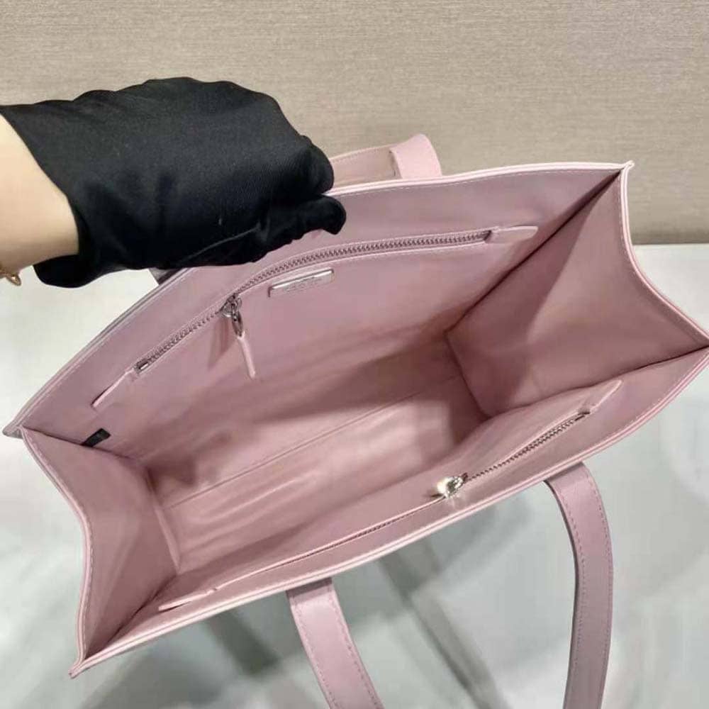 TÚI Prada Women Small Antique Nappa Leather Tote-Pink
