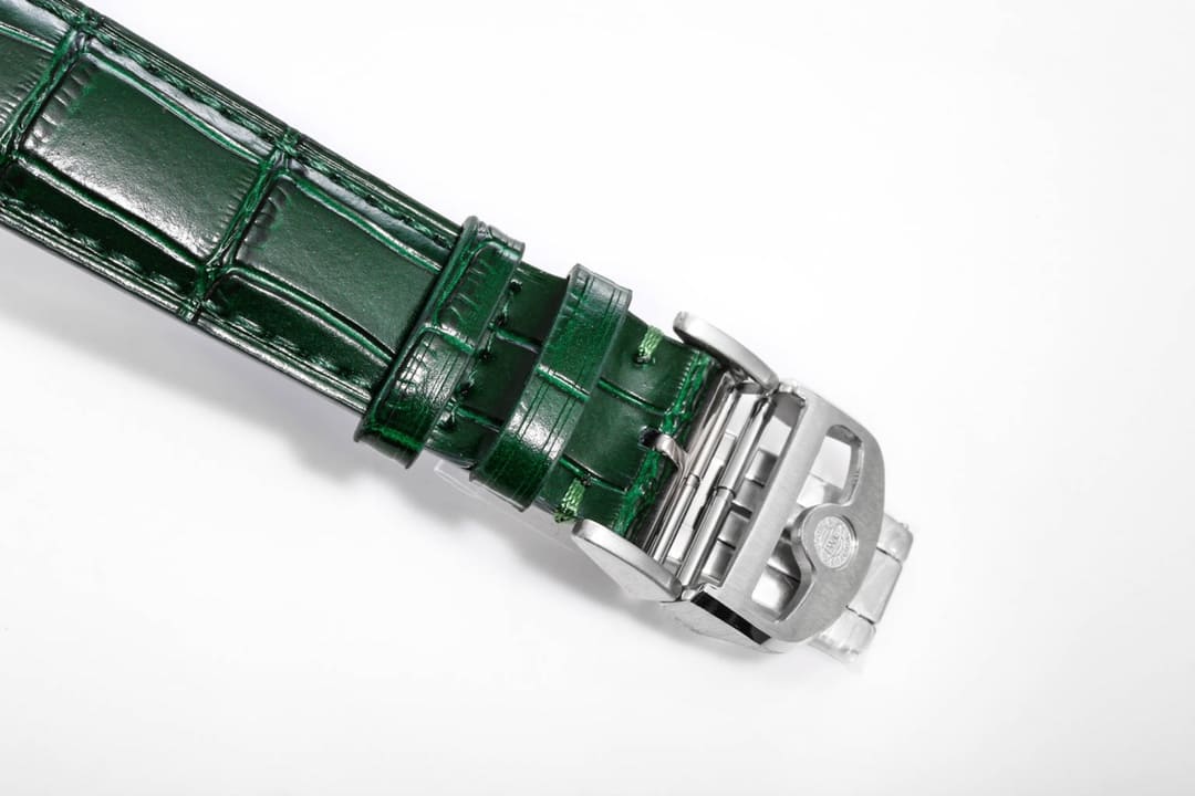 Đồng hồ IWC Stainless Steel Portugieser Automatic mặt số màu xanh green
