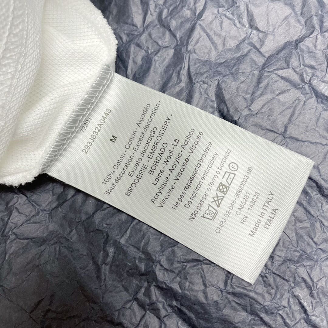 ÁO DIOR POLO SHIRT MÀU TRẮNG UNISEX