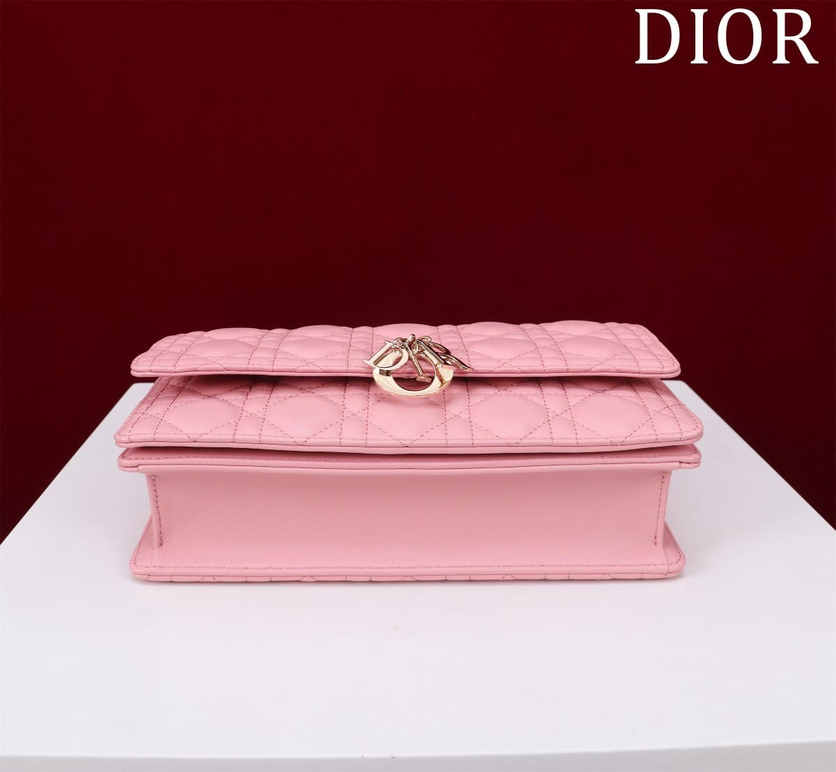 TÚI CHRISTIAN DIOR Mini Miss Dior Bag Pink Cannage Lambskin