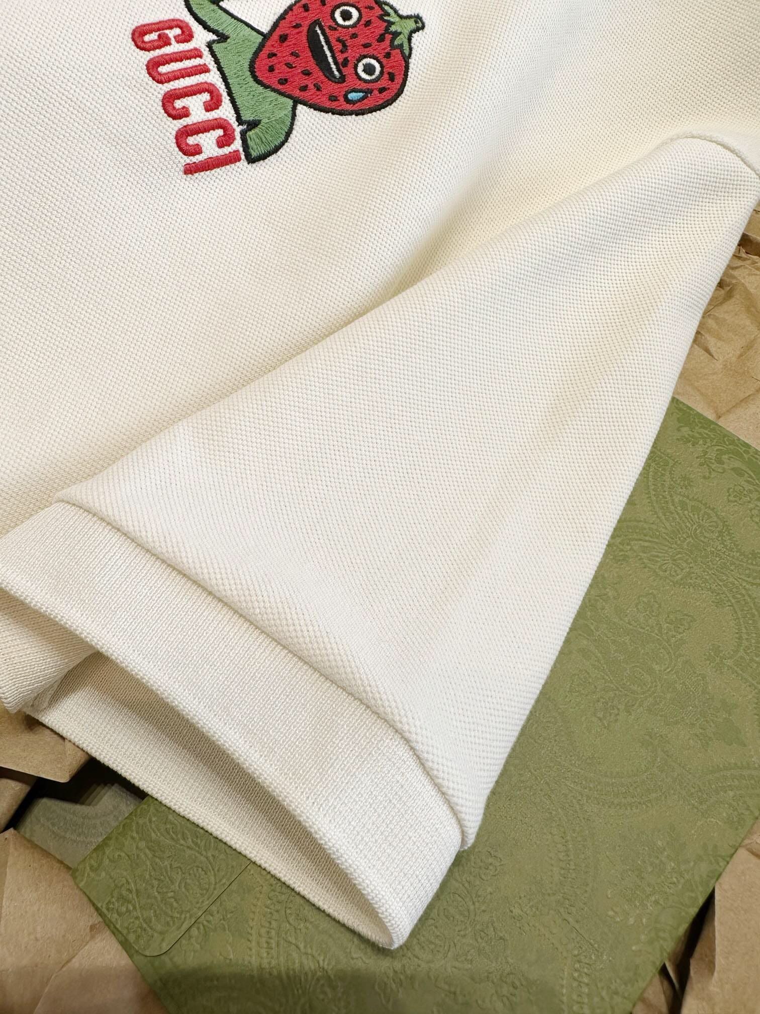 ÁO GUCCI GG POLO SHIRT MÀU TRẮNG UNISEX