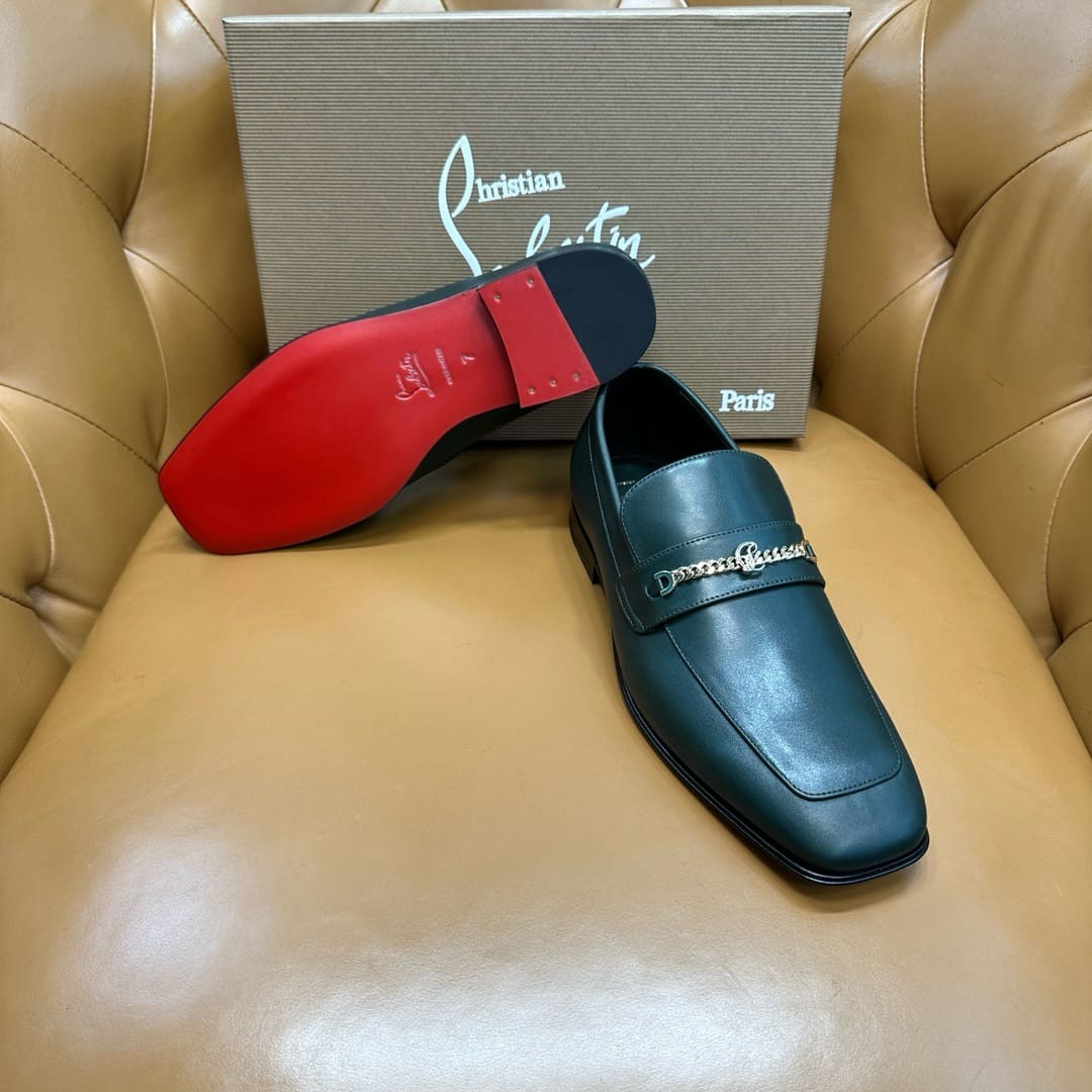 GIÀY CHRISTIAN LOUBOUTIN LOAFER HIGH TOP QUALITY SHOES AAA