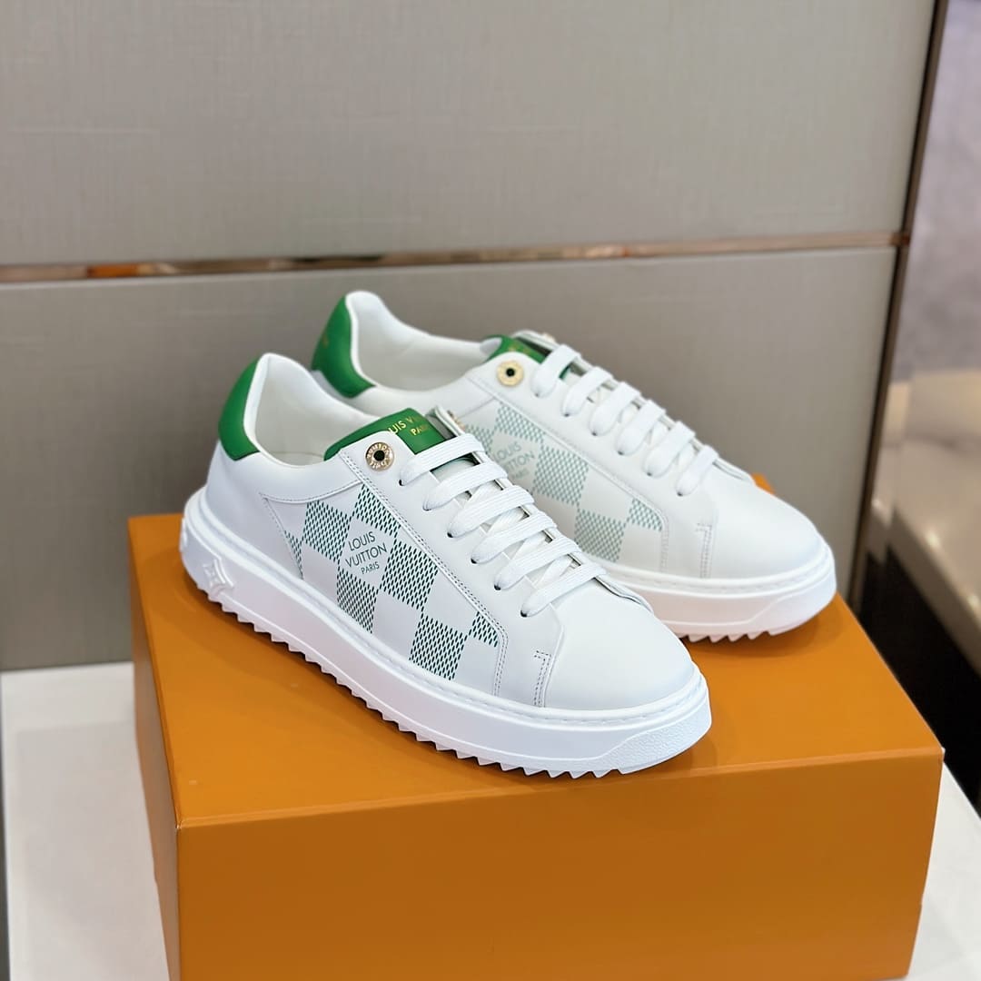 GIÀY LOUIS VUITTON TIME OUT MONOGRAM SNEAKERS SHOES AAA