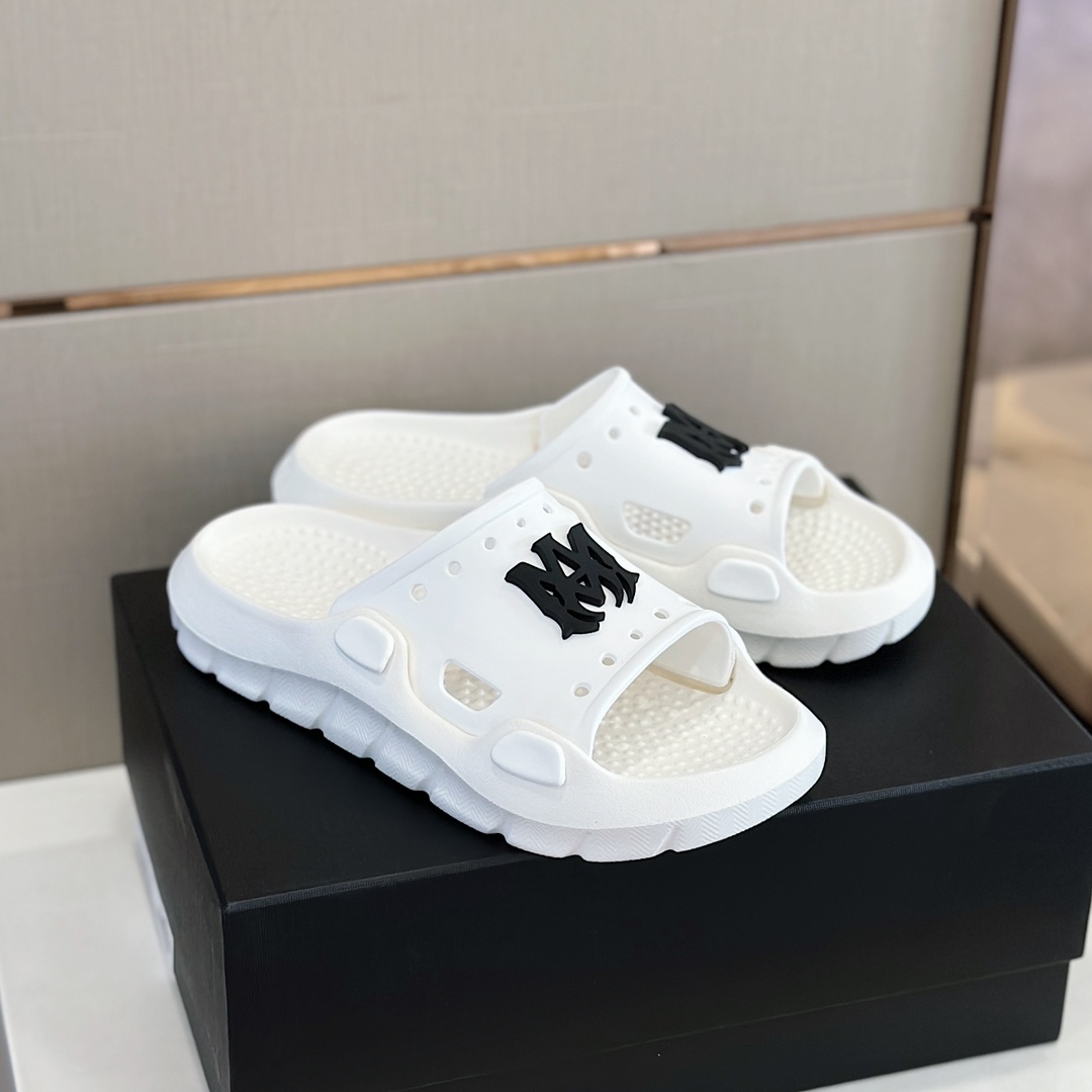 DÉP AMIRI AM LOGO SLIPPER