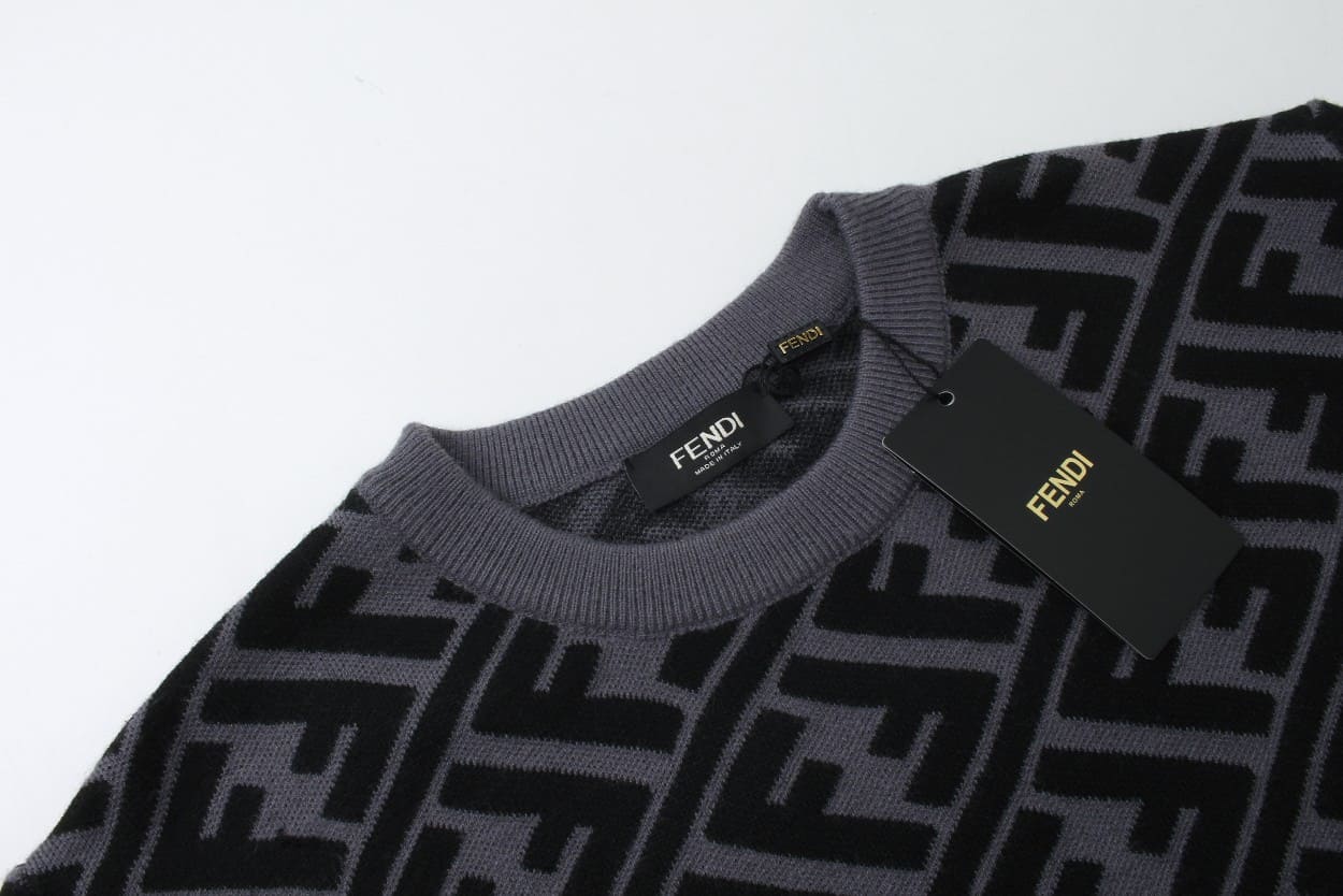 ÁO FENDI Cashmere Brown Sweater