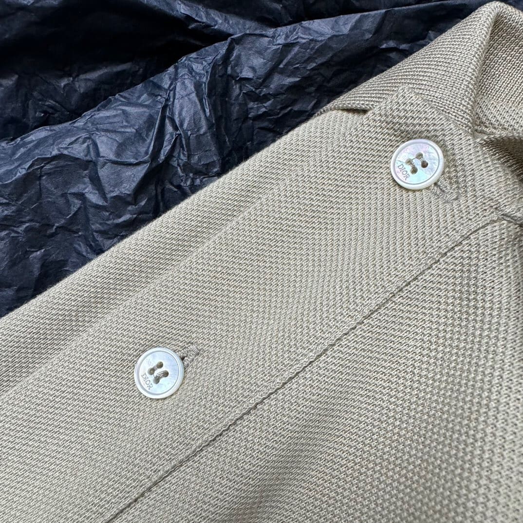 ÁO DIOR CD POLO SHIRT BEIGE