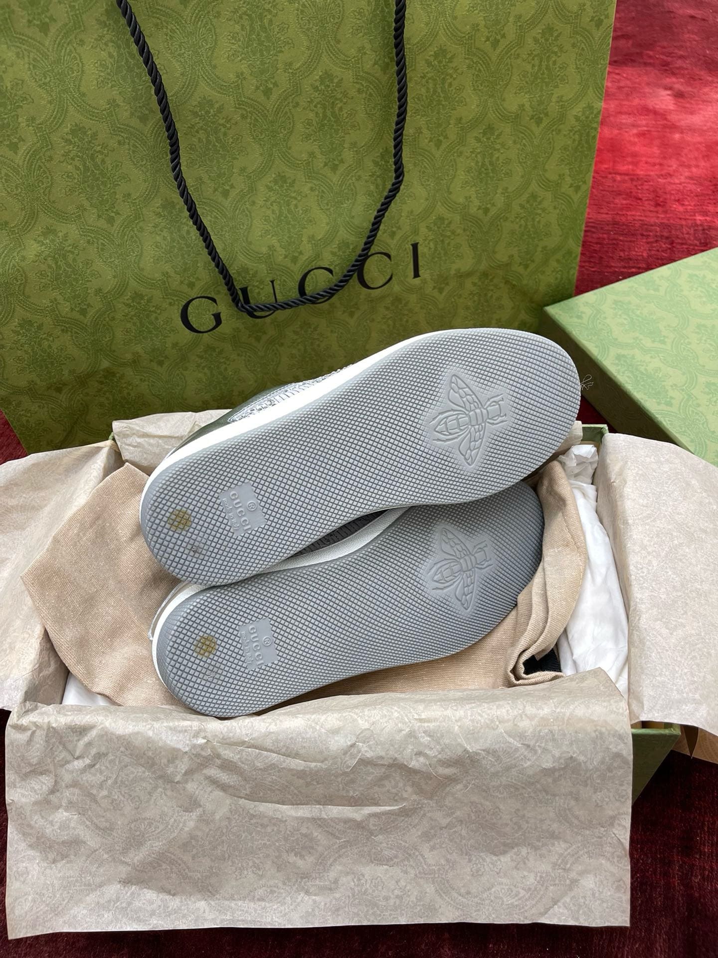 GIÀY GUCCI SCREENER UNISEX HIGH TOP QUALITY SHOES AAA