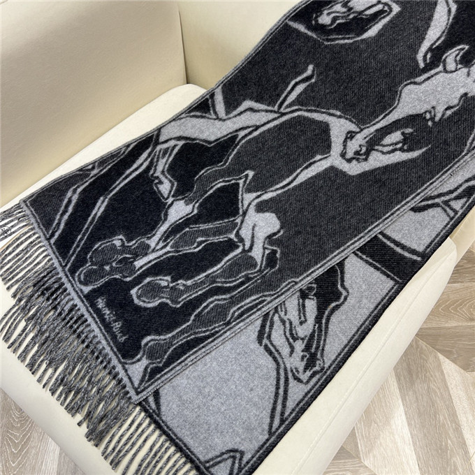KHĂN Hermes Le Horse Cashmere scarf