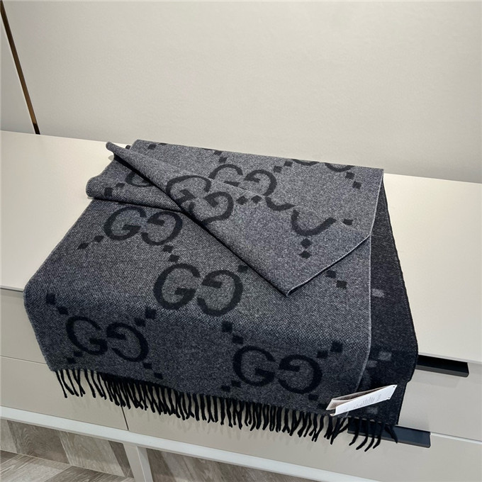KHĂN Gucci GG Cashmere scarf