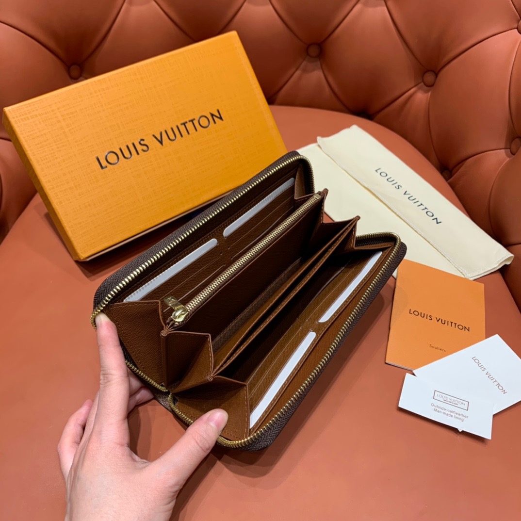 VÍ LOUIS VUITTON MONOGRAM LONG WALLET ZIP