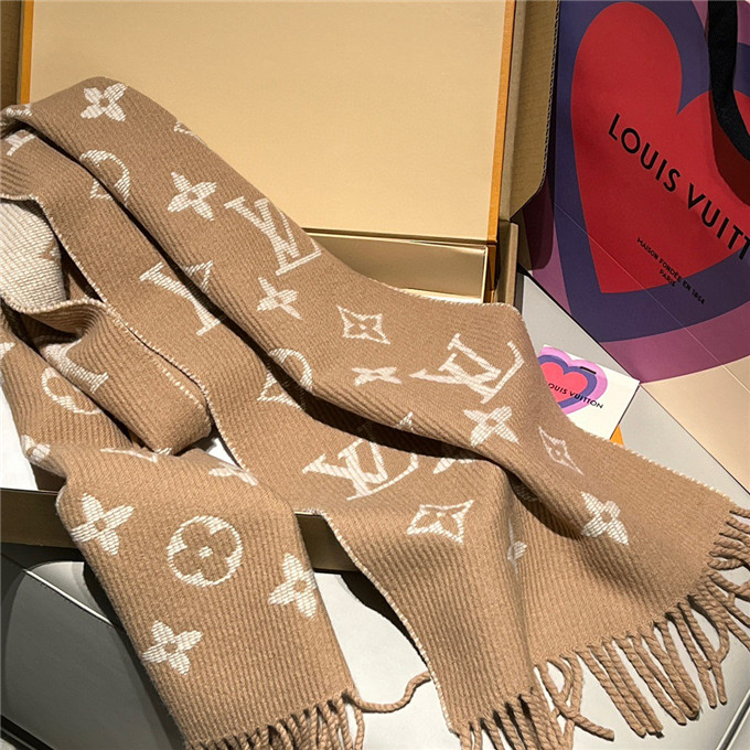 KHĂN Louis Vuitton LV Cashmere scarf