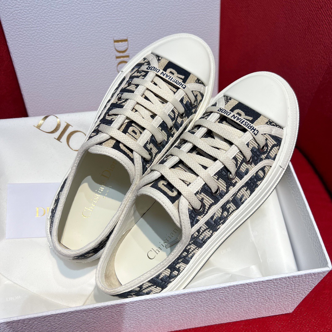 GIÀY Christian Dior Walk'N 23 Oblique Black