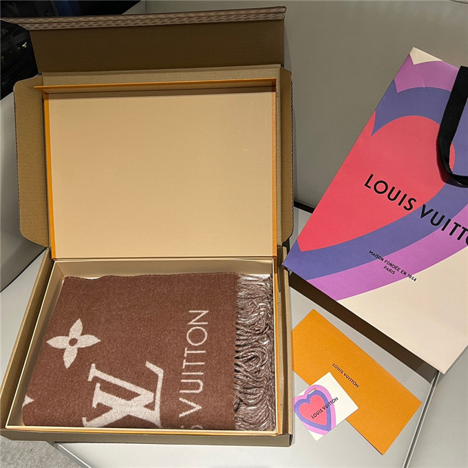 KHĂN Louis Vuitton LV Cashmere scarf