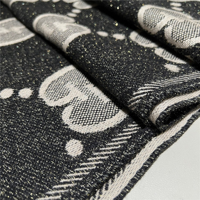 KHĂN Gucci GG Black scarf