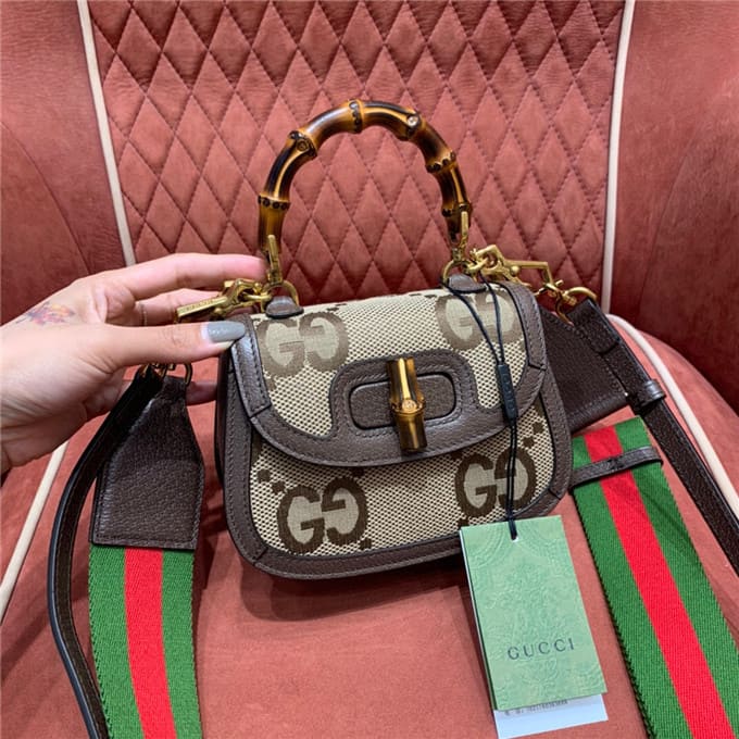 TÚI Gucci Bamboo 1947 jumbo gg mini bag Top Quality