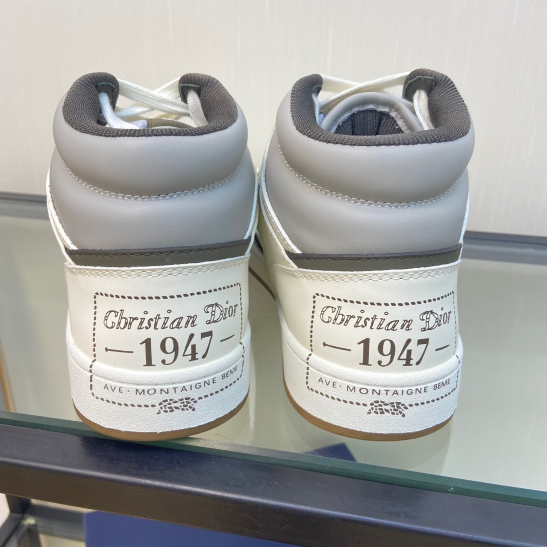 GIÀY CHRISTIAN DIOR LOGO CD 1947 SNEAKERS HIGH TOP SHOES