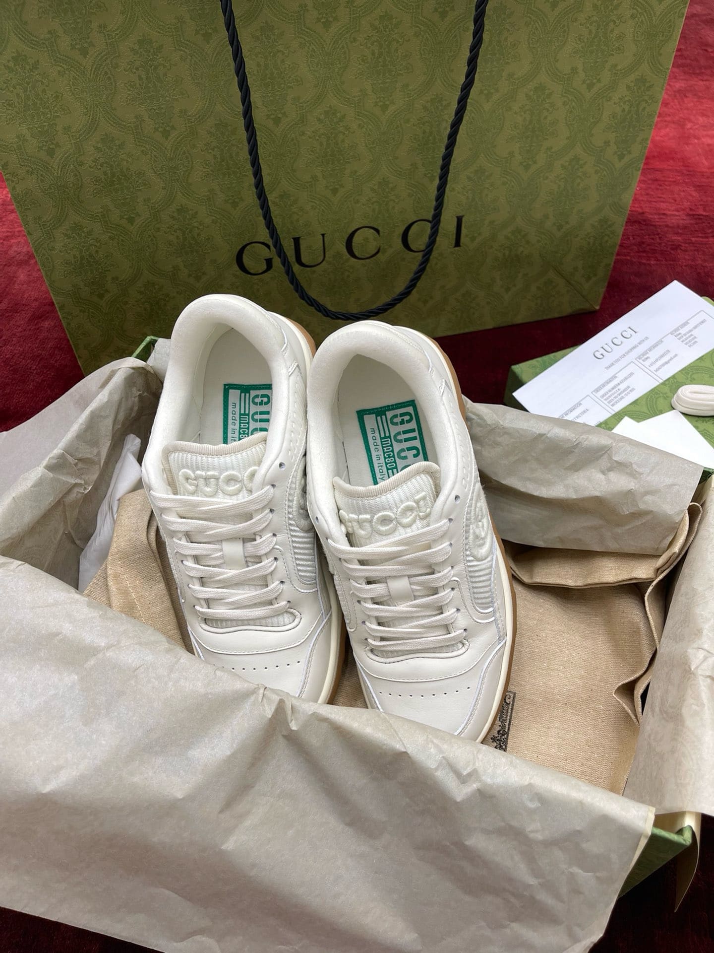 GIÀY GUCCI MAC80 SNEAKER UNISEX HIGH TOP QUALITY SHOES AAA