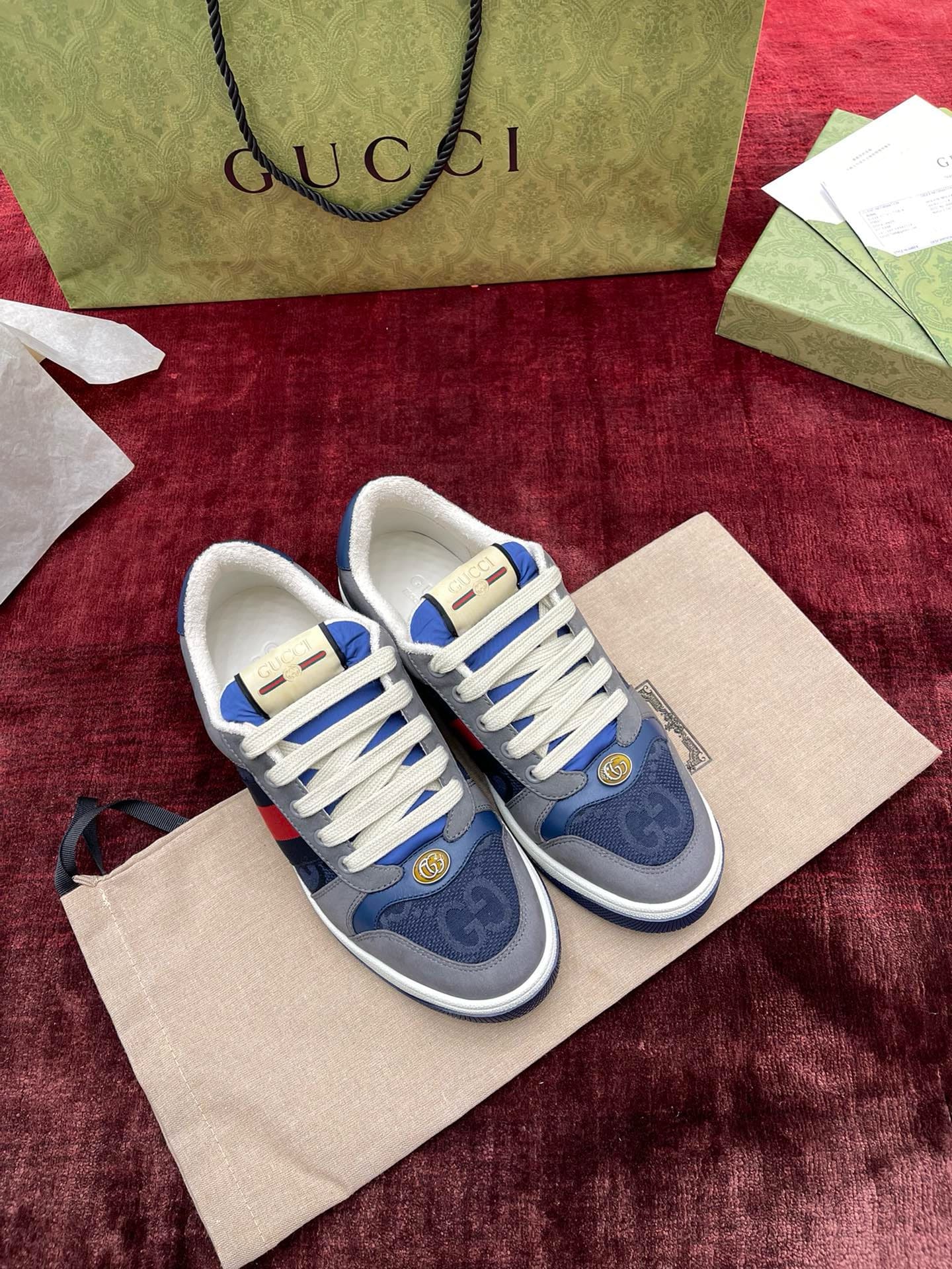 GIÀY GUCCI SCREENER UNISEX HIGH TOP QUALITY SHOES AAA