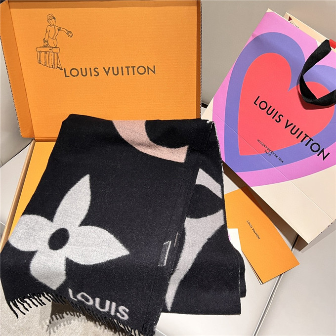 KHĂN Louis Vuitton LV Cashmere scarf