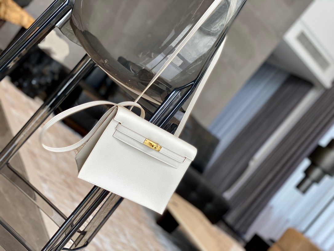 TÚI HERMES Kelly Danse Craie Handmade khâu tay 22CM(giá liên hệ)