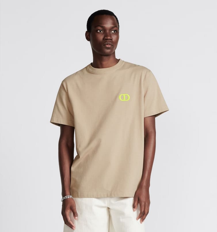 ÁO DIOR T SHIRT MÀU KEM UNISEX