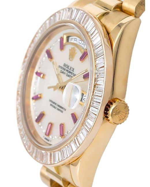 ĐỒNG HỒ ROLEX mother of pearl dial diamond benzel automatic
