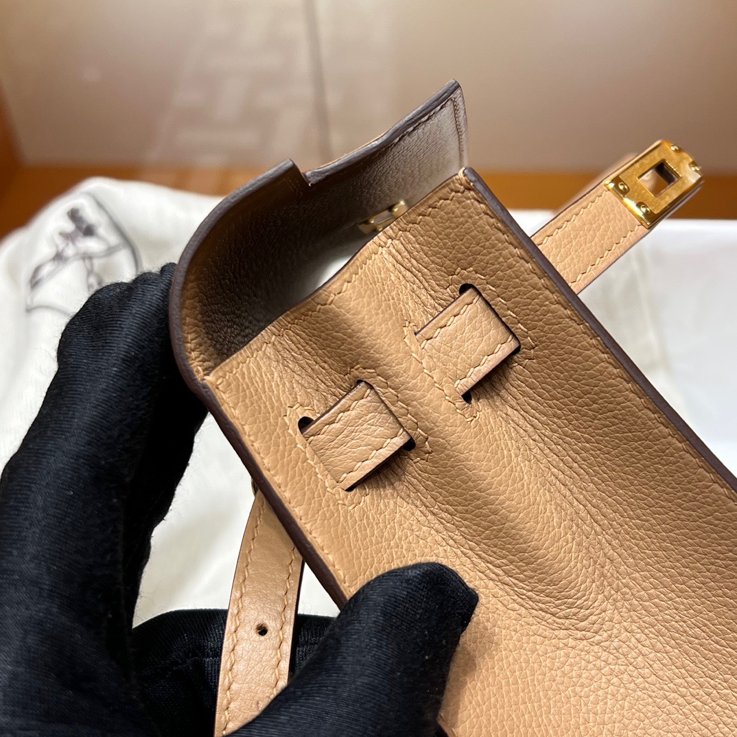 TÚI HERMES Kelly Danse Brown Handmade khâu tay 22CM(giá liên hệ)