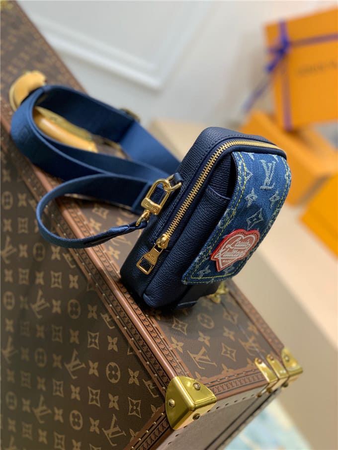 Túi LOUIS VUITTON flap double phone pouch bag unisex