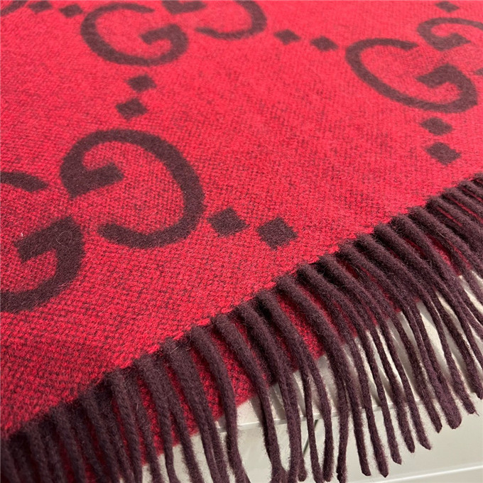 KHĂN Gucci GG Cashmere scarf