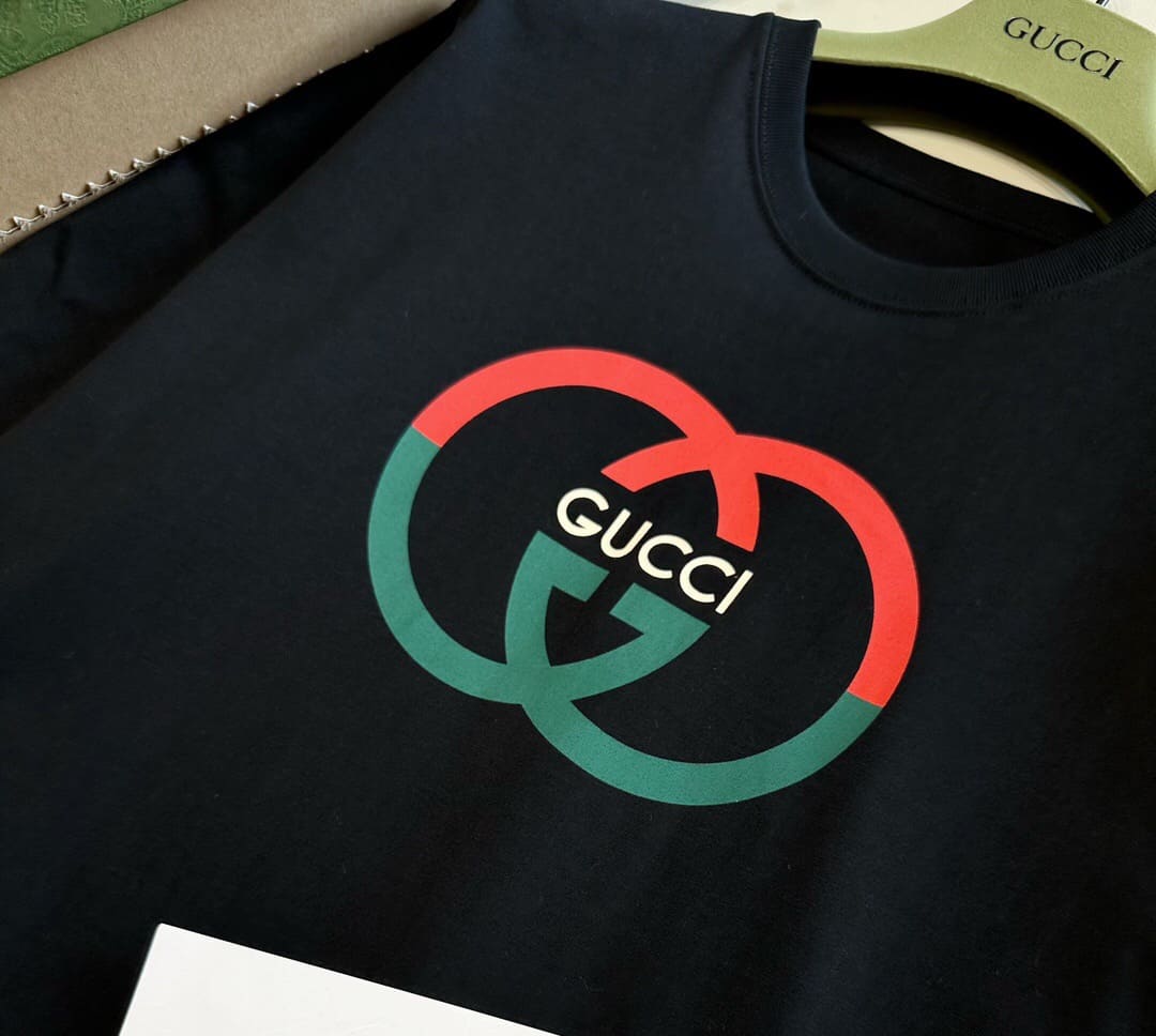 ÁO GUCCI GG T SHIRT MÀU ĐEN UNISEX