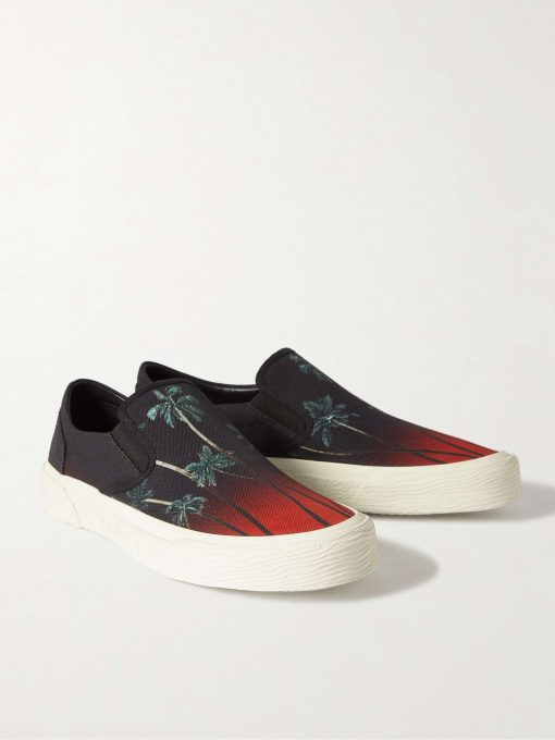 GIÀY CELINE SLIP ON PRINTED CANVAS