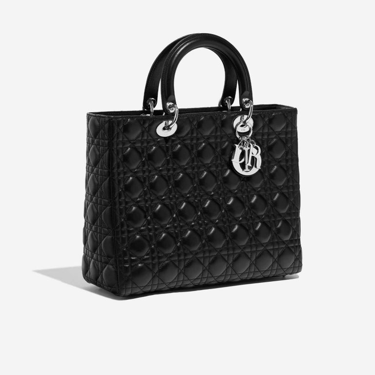 TÚI DIOR Lady Large Calf Black
