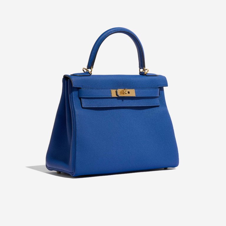 TÚI Hermès Kelly 28 Togo Bleu de France