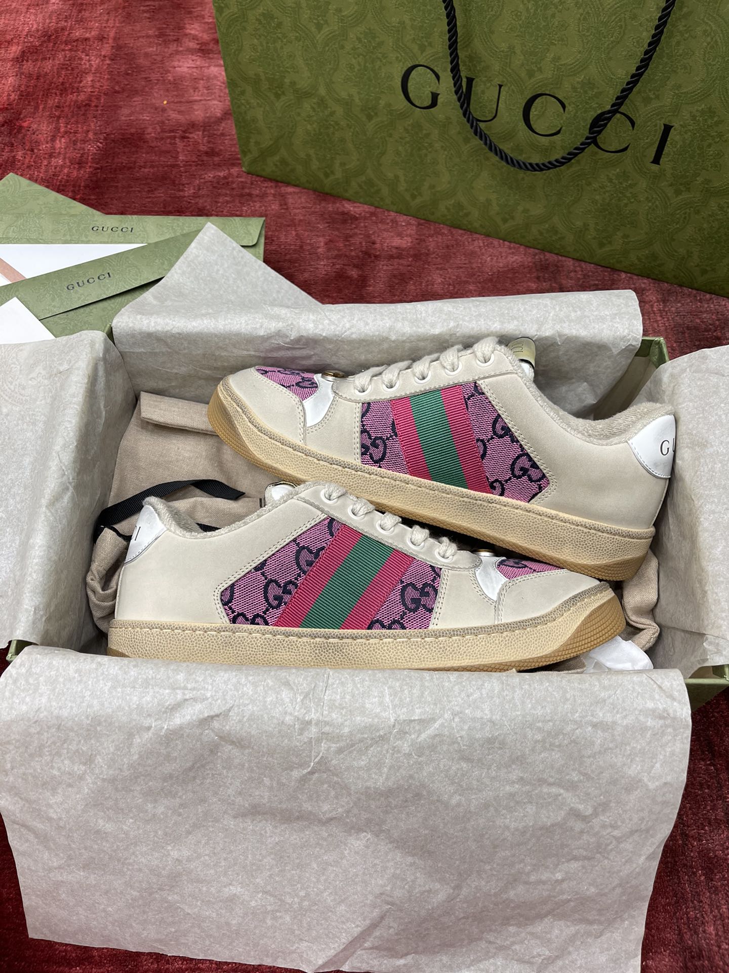 GIÀY GUCCI SCREENER SNEAKER SHOES AAA